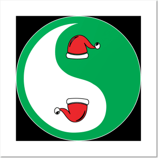 Christmas Yin-Yang 8 Posters and Art